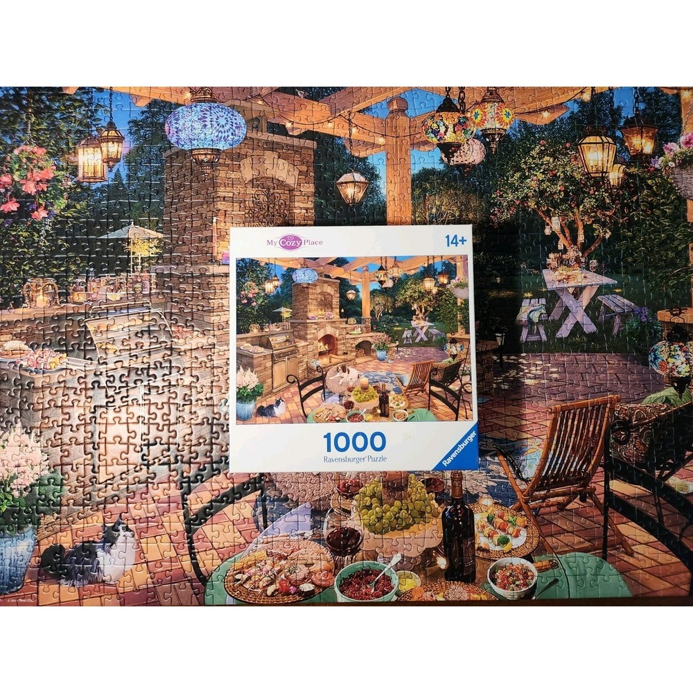Ravensburger 1000 Piece Puzzle "Kitchen Under the Stars" by Steve Read -...